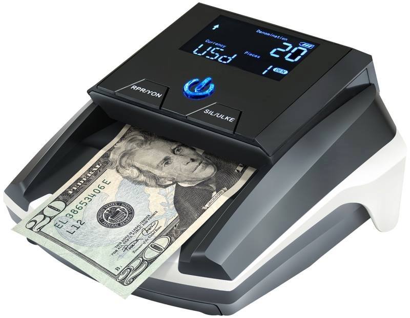 Double Power DP 2268 LCD Renkli Ekran 5 Ülke Kombinasyonlu Sahte Para Kontrol Makinesi