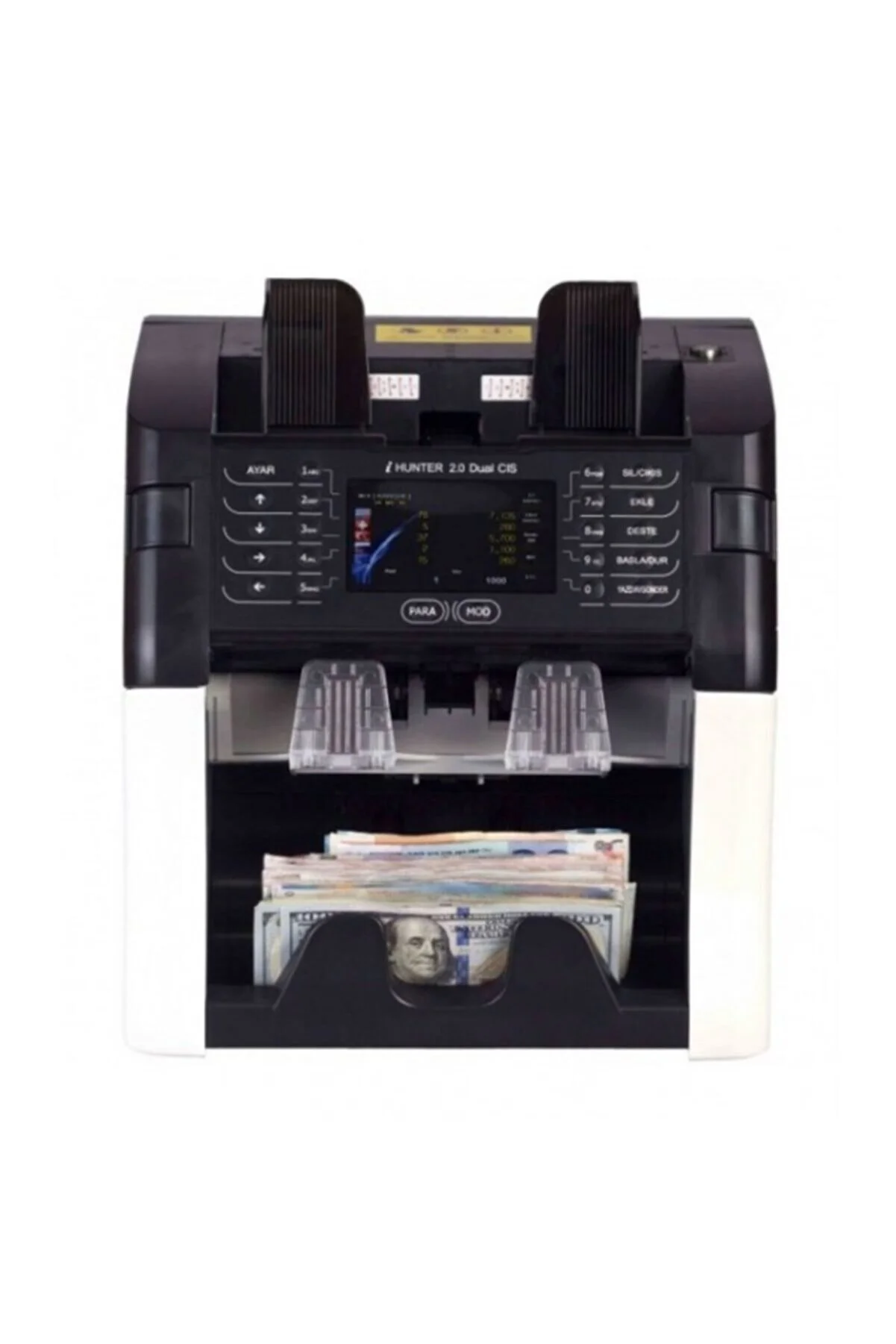 Hitachi I-Hunter 2.0 Dual CIS Fitneslı 18 Ülke Kombinasyonlu Para Sayma Makinesi